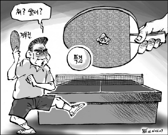 2007년 11월 26일자 한국일보 만평