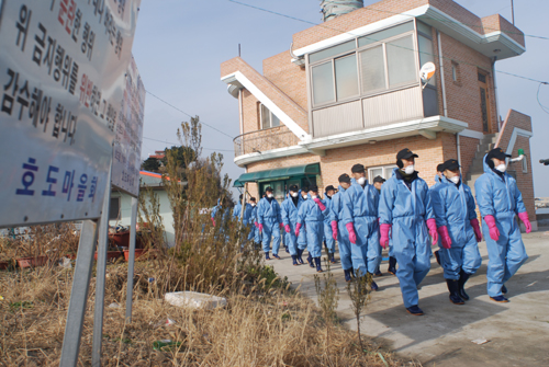 호도마을 호도를 찾은 해군 장병들 모습