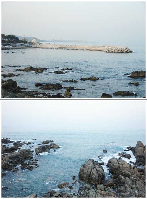 간절곶 앞 바다 풍경
