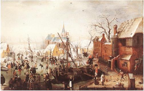 셀뮈덴의 겨울 풍경(Winter Scene At Yselmuiden), 1613, Musee d'Art et d'Histoire, Metz, Lorraine, France