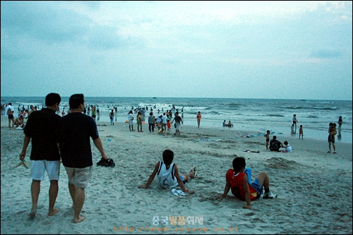베이하이 인탄 해수욕장의 모습