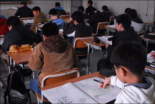  6일 전국의 중학교 신입생들을 대상으로 진단평가가 실시됐다. 