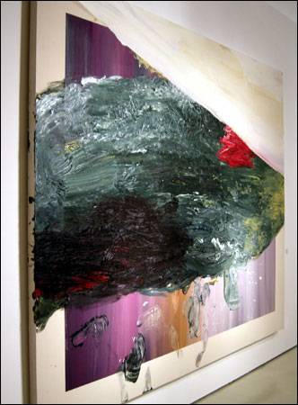'무제 일명 블랙페인팅(Black Painting)' 캔버스에 유화 244×305cm 1994