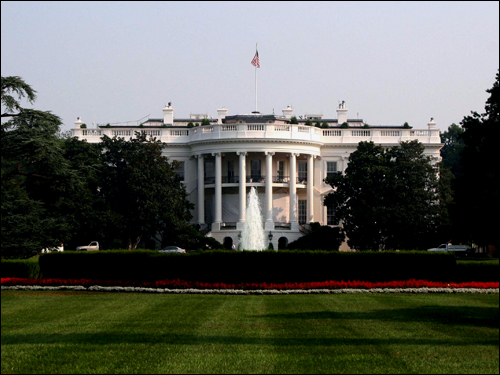미국 대통령의 거처와 집무실이 있는 백악관.