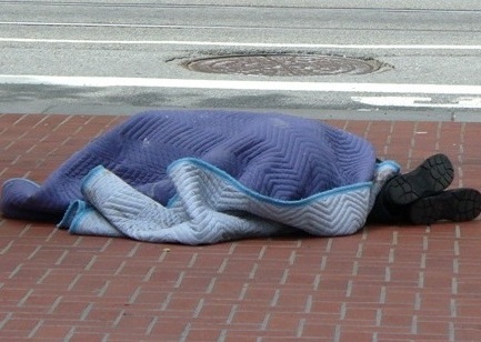 샌프란시스코는 노숙자들의 천국입니다.