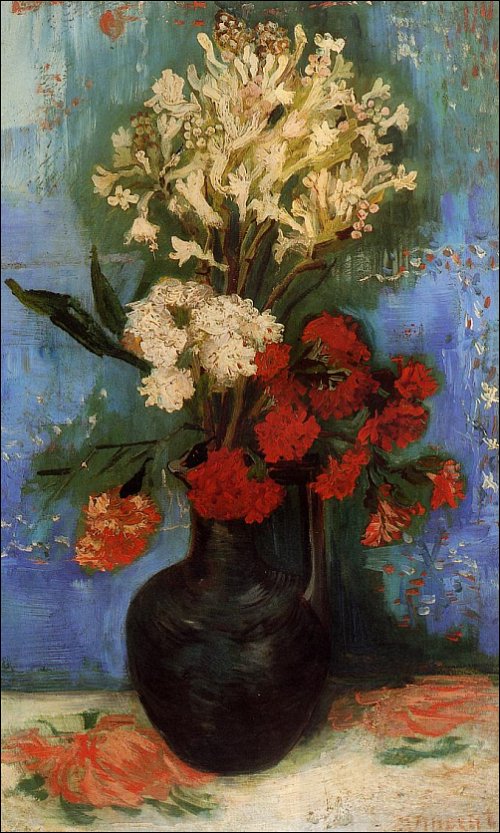 (Vase with Carnations and Other Flowers), 1886, private collection