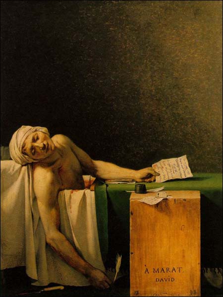 다비드 <마라의 죽음> 1793, 벨기에 브뤼셀 왕립미술관