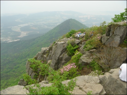 달음산 정산에서 내려다 본 기장바다