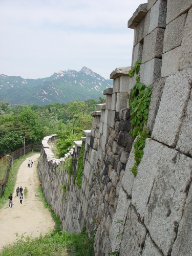 서울 성곽의 변천을 가장 잘 보여주는 부분