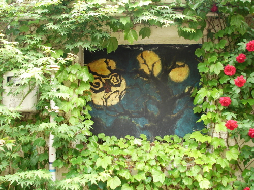 삼청동 부엉이박물관의 외벽. 
