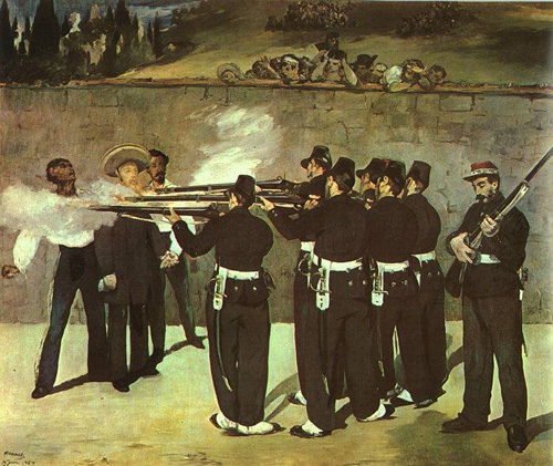 마네 <막시밀리안 황제의 처형>, 1867, 만하임 쿤스트할레
