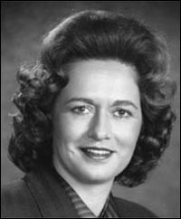1985년 미국 축산육우협회 회장이었던 조앤 스미스 타이슨푸드 이사.