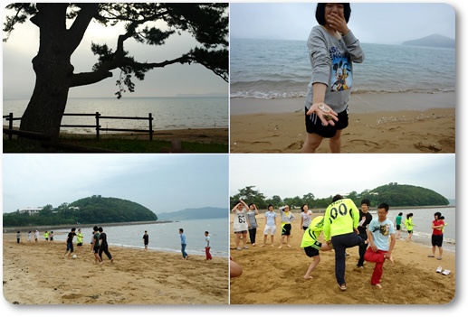 지난 13일~14일 순천효산고등학교(교장:이상욱)학생 20명과 가족, 교사 20명이 고흥 나로도 바닷가로 '가족 러브 캠프'를 다녀왔습니다.  