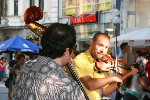 문화의 도시 뮌헨은 거리 공연의 수준이 높다.
