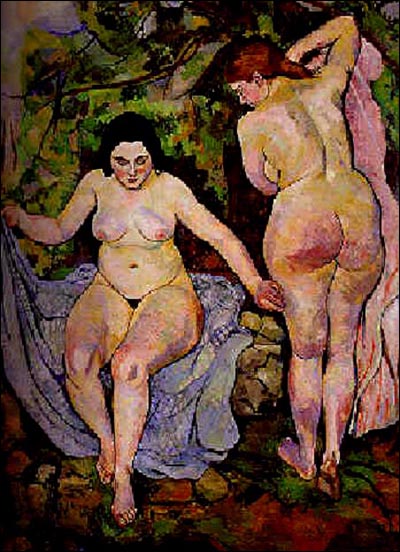 수잔 발라동 <목욕하는 두 여인들>,1923