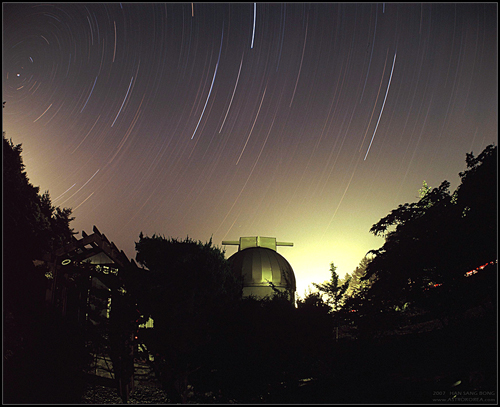 우리별 천문대 밤하늘 모습
