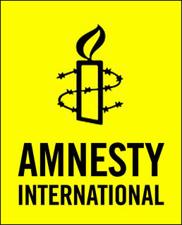 세계 최대의 국제인권단체인 국제앰네스티(AI·국제사면위원회)의 로고