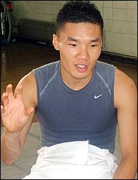 상무의 남동훈 선수는 첫 올림픽 출전이지만 군인의 패기로 올림픽에서 좋은 성적을 낸다는 각오다.