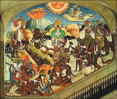 마야, 아스텍의 신인 케찰코아틀을 중심으로 멕시코 고대문화를 묘사했다. 매 52년마다 열리는 불의 춤을 통해 그들의 예술, 천문학, 전쟁 등을 표현했다.