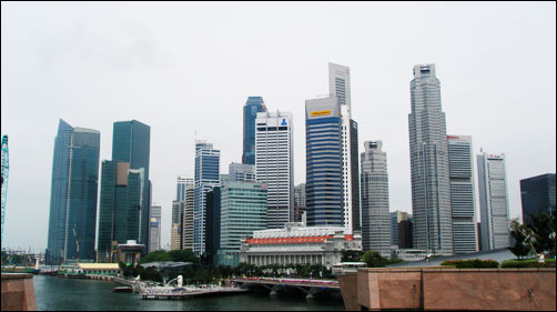 싱가포르 중심가. 