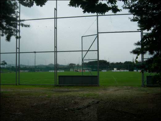 챔피언스파크 내 축구장 LG그룹(LG트윈스)과 GS그룹(FC서울)이 함께 사용하고 있는 챔피언스파크 내에는 야구장과 축구장이 함께 존재한다. 야구장과 달리 축구장의 경우는 도로변에서도 쉽게 볼 수 있다.