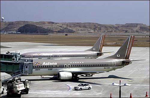 지난 2001년 3월29일 인천국제공항 개항 첫날.