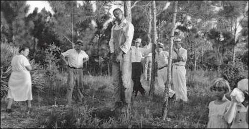 1935년에 백인들의 린치로 사망한 ‘흑인’ 루빈 스테이시(Rubin Stacy)