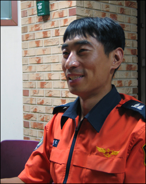 마포소방서에서 구급대원으로 일하고 있는 이경호(31) 소방사.