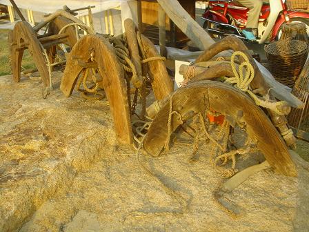 옛날 농촌에서 짐 운반 수단은 '달구지', 소 등에 얹었던 '걸마'   