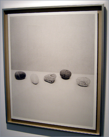   '조약돌(stones) 2' 검 프린트(gum bichromatic print) 87×71cm 2008