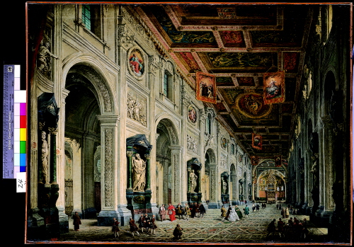 1750년 경에 그려진 조바니 파올로 파니니의 작품이다. 