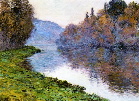 (Banks of the Seine at Jenfosse, Clear Weather), 1884, Private Collection