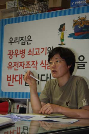 박혜숙 한살림 동부지부장 지역에서 친환경 급식교육을 주도하고 있는 그는 "안전한 식품 섭취를 통한 건강한 다음 세대의 육성은 지속가능한 사회기반 구축의 필수요소"라고 강조한다. 