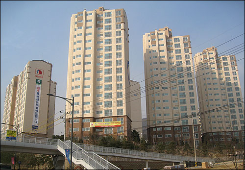 경기도 성남의 한 임대 아파트 모습.