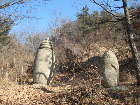 갑장사로 올라 가는 길가에 있는 용흥사 부도