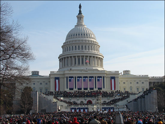 오바마 미국 대통령의 취임식이 열렸던 링컨 기념관