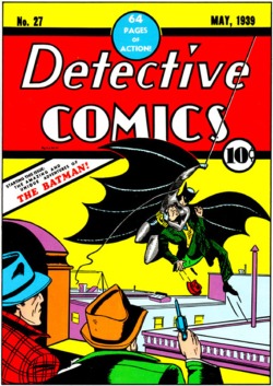 배트맨이 처음 실린 디텍티브 코믹스 1939년 5월호