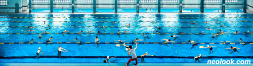  권순관_A Practice of Behavior Gestures In Swimming Pool
SN_7-009_디지털 C 프린트_187×720cm_2008~2009