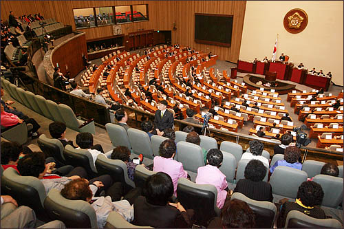 8일 오후 국회 경제분야 대정부질문이 열렸다.
