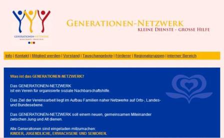 세대네트워크 GNW의 웹사이트 (http://www.gnw.or.at)  