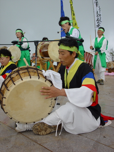  북잽이와 장구잽이