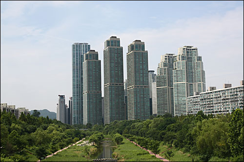 서울 강남구 대치동 타워팰리스 등 고층 아파트 전경.