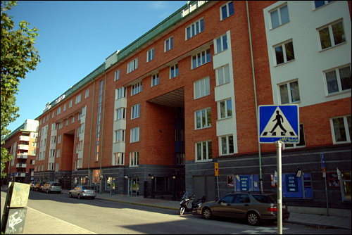 스웨덴 스톡홀름에 있는 툴스투간(Tullstugan) 코하우징.