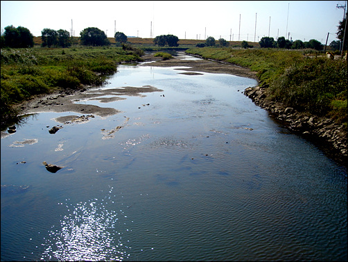 북한산에서 발원한 창릉천이 한강으로 흘러간다.