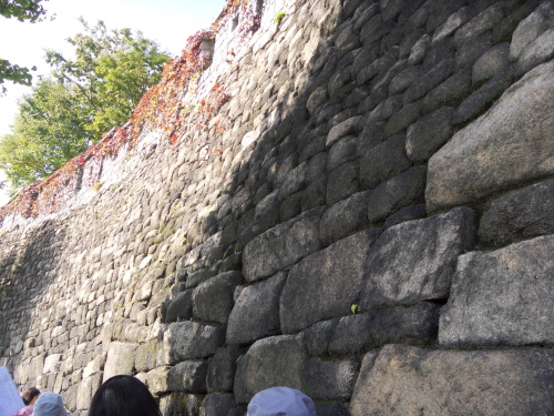 서울성곽 중에 남산 일대를 두르고 있는 성곽이다. 오솔길이었고, 옆은 주택가였다.