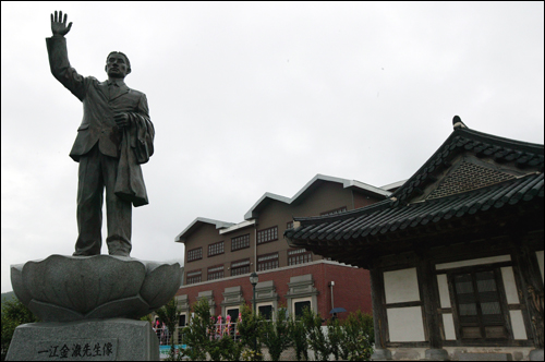 함평에 재현된 대한민국임시정부 청사. 독립운동가인 김철 선생의 고향에 세워져 있다.