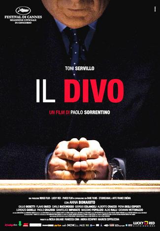  이탈리아의 부패한 정치권력의 이면을 파헤친 영화 <일 디보>의 포스터 장면 