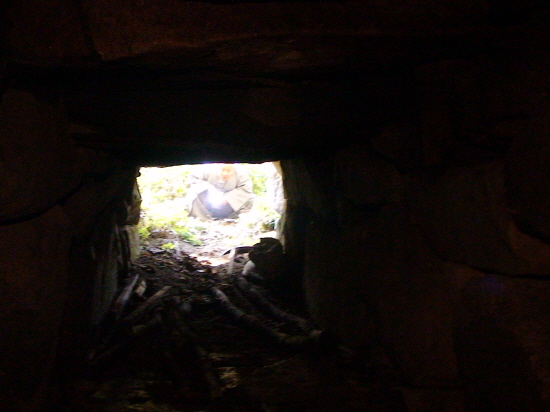 석벽의 동굴 내부