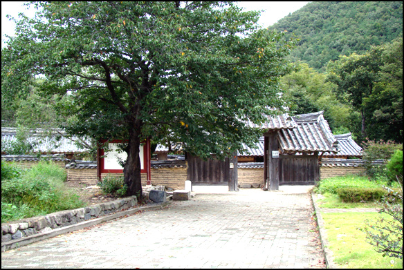 보물 제413호로 지정된 독락당은 경주시 안강읍 옥산리에 자리하고 있다.