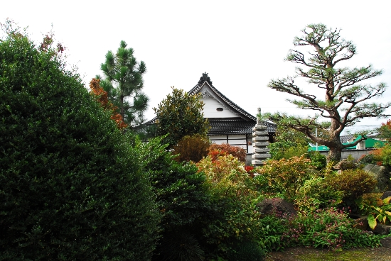 가나자와 시내의 사원 
